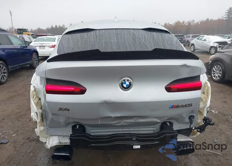 2021 BMW X4 M40I z USA, uszkodzony, nr VIN 5UX2V5C06M9E04474